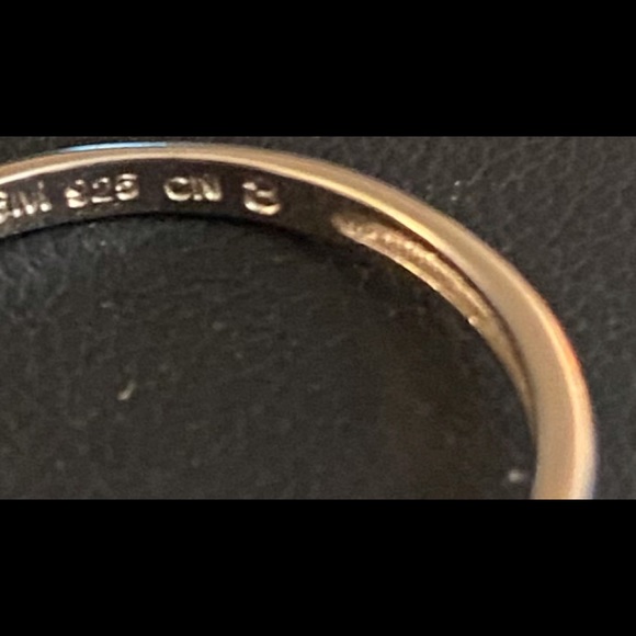 BN 925  Stirling Silver Elephant Ring w/ Swarovski Stones - Picture 3 of 3